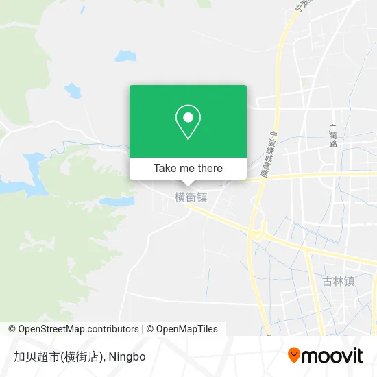 加贝超市(横街店) map
