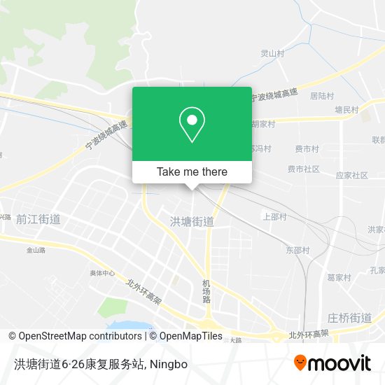 洪塘街道6·26康复服务站 map