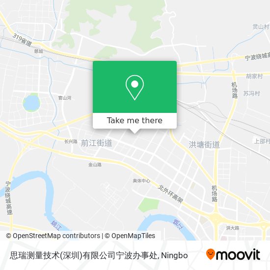 思瑞测量技术(深圳)有限公司宁波办事处 map