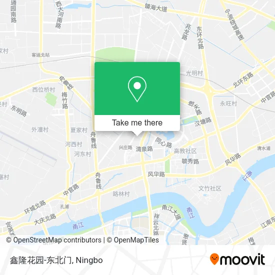 鑫隆花园-东北门 map