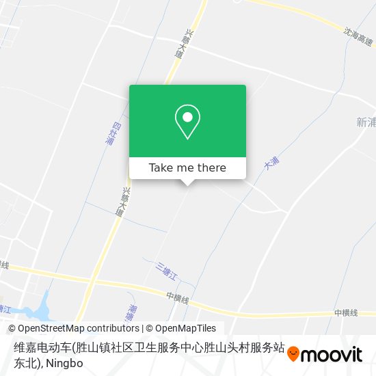 维嘉电动车(胜山镇社区卫生服务中心胜山头村服务站东北) map