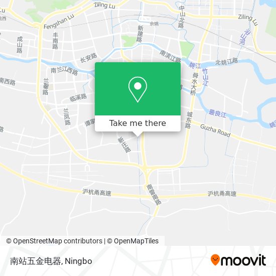 南站五金电器 map