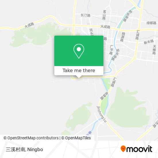 三溪村南 map