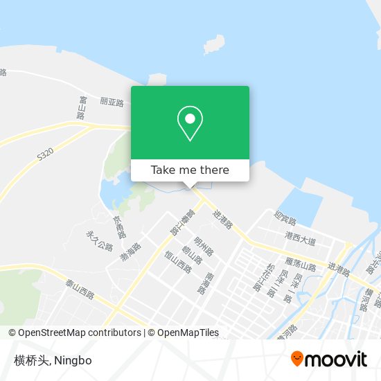 横桥头 map