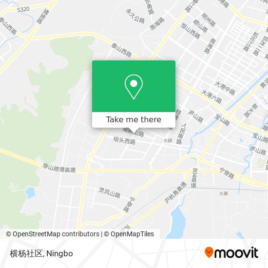 横杨社区 map