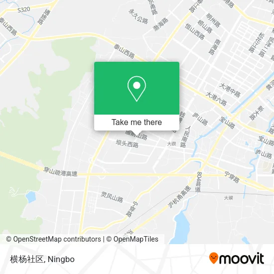横杨社区 map