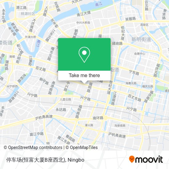 停车场(恒富大厦B座西北) map