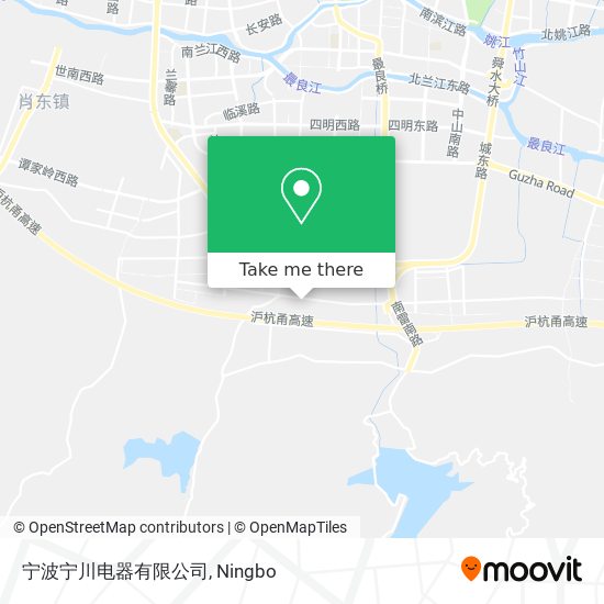 宁波宁川电器有限公司 map