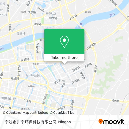 宁波市川宁环保科技有限公司 map