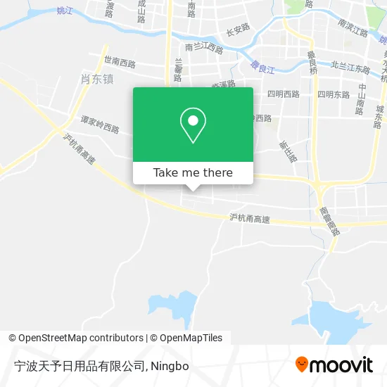 宁波天予日用品有限公司 map
