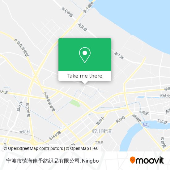 宁波市镇海佳予纺织品有限公司 map