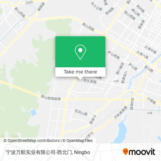 宁波万航实业有限公司-西北门 map