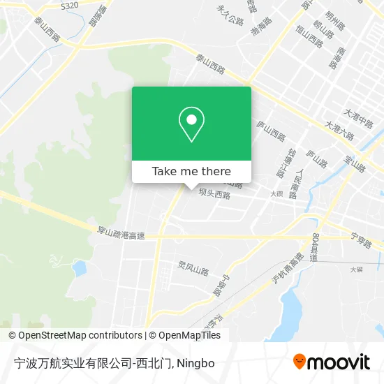 宁波万航实业有限公司-西北门 map