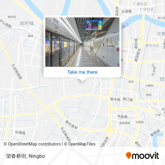 望春桥街 map