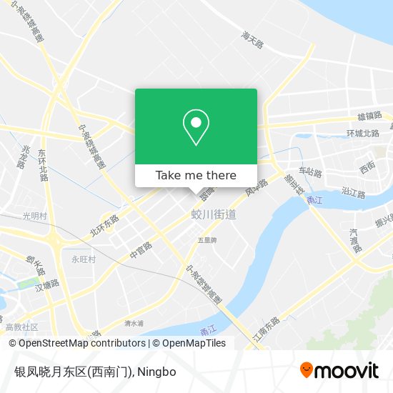 银凤晓月东区(西南门) map