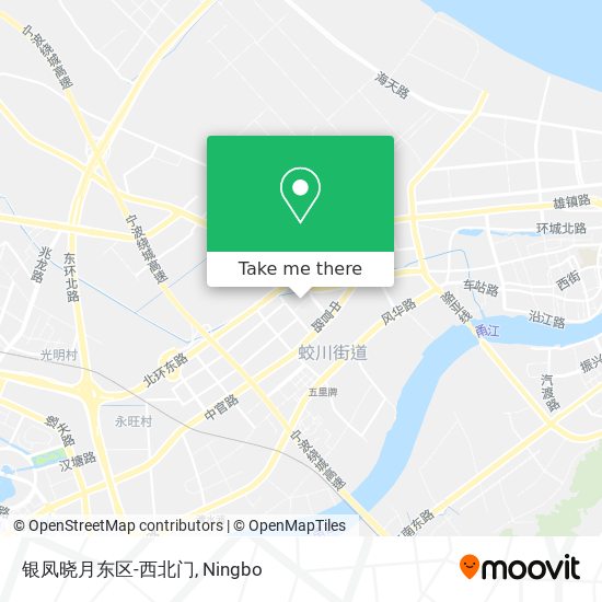 银凤晓月东区-西北门 map