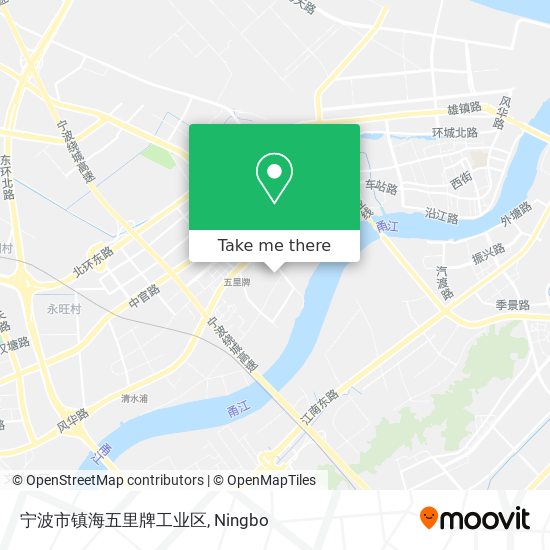 宁波市镇海五里牌工业区 map