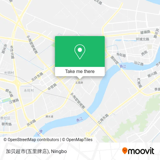 加贝超市(五里牌店) map