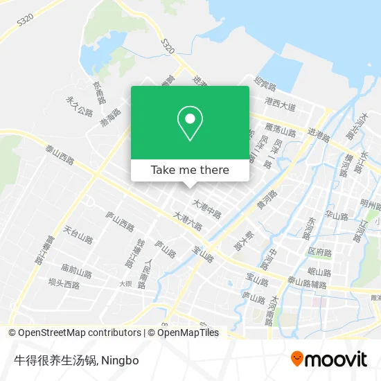 牛得很养生汤锅 map