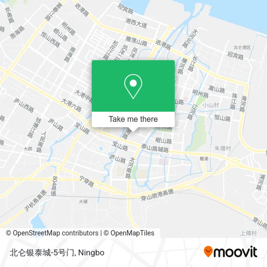 北仑银泰城-5号门 map