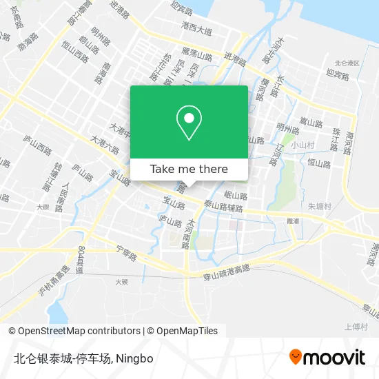 北仑银泰城-停车场 map