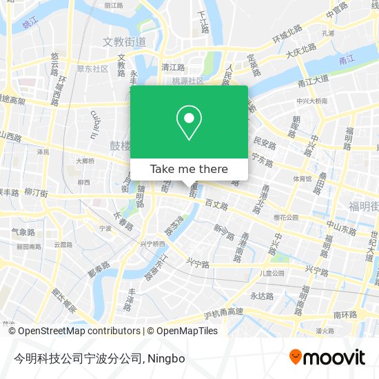 今明科技公司宁波分公司 map