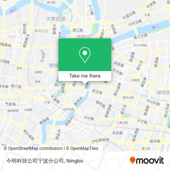 今明科技公司宁波分公司 map