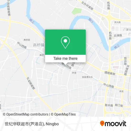世纪华联超市(芦港店) map