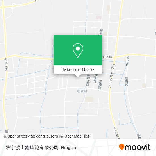 农宁波上鑫脚轮有限公司 map
