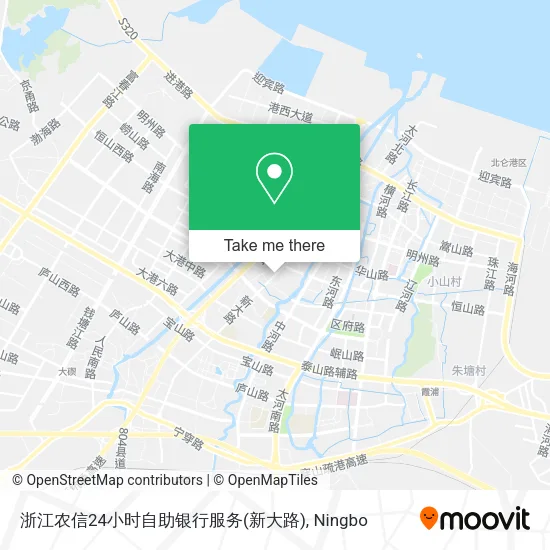 浙江农信24小时自助银行服务(新大路) map