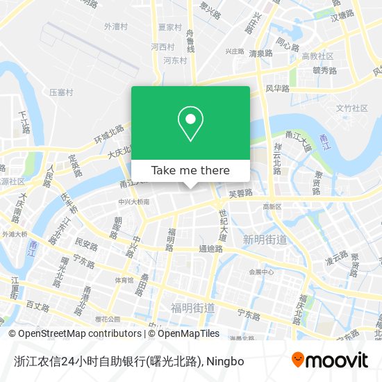 浙江农信24小时自助银行(曙光北路) map