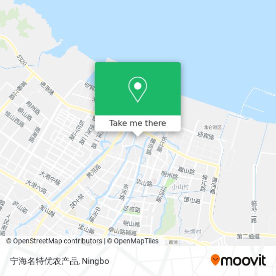 宁海名特优农产品 map