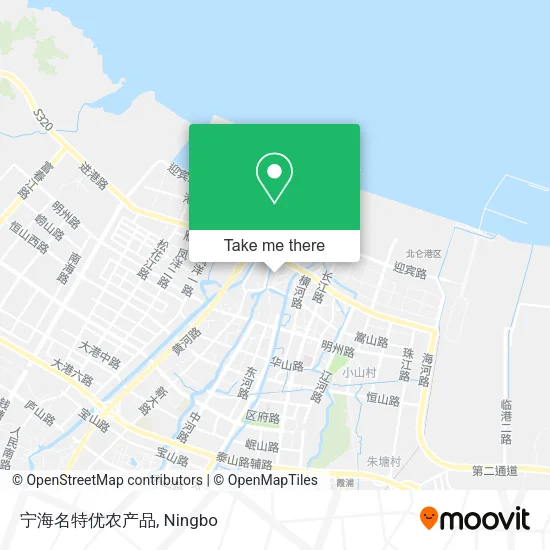 宁海名特优农产品 map