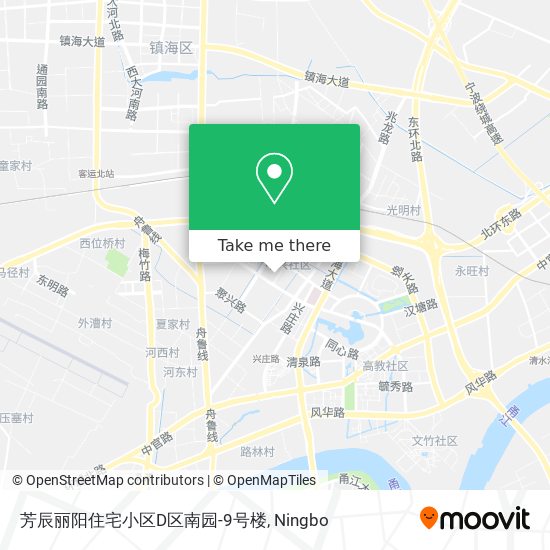 芳辰丽阳住宅小区D区南园-9号楼 map