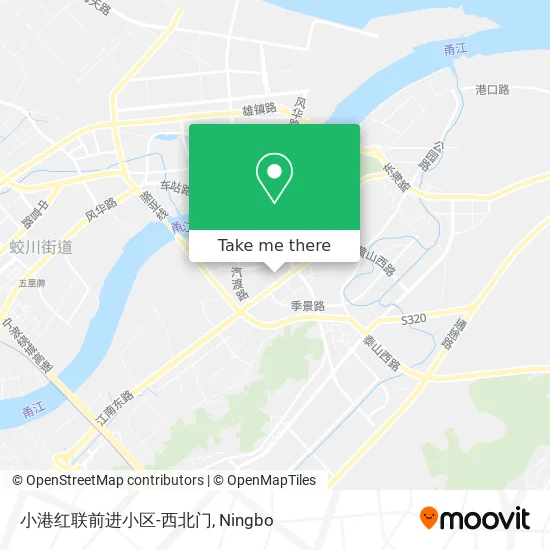 小港红联前进小区-西北门 map