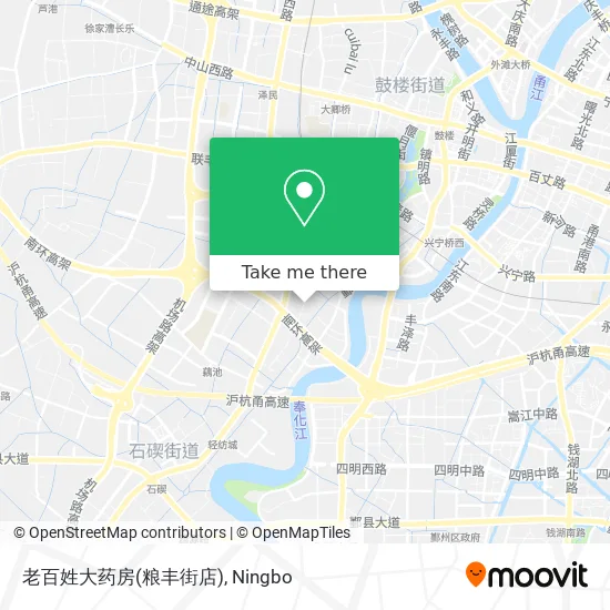 老百姓大药房(粮丰街店) map