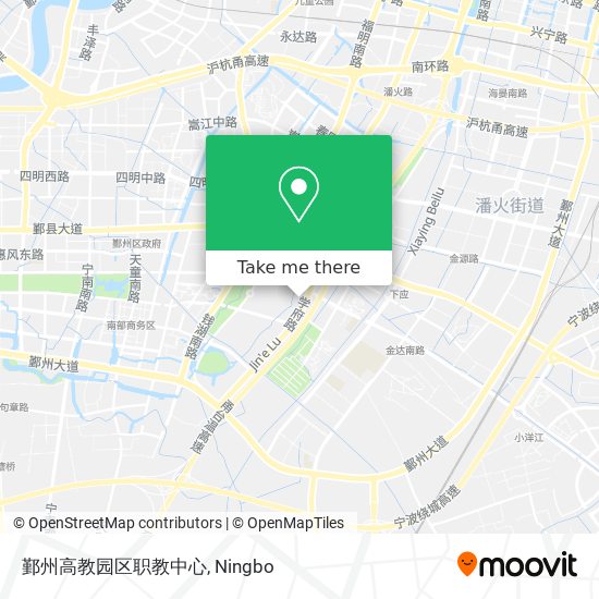 鄞州高教园区职教中心 map