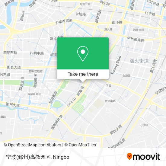 宁波(鄞州)高教园区 map