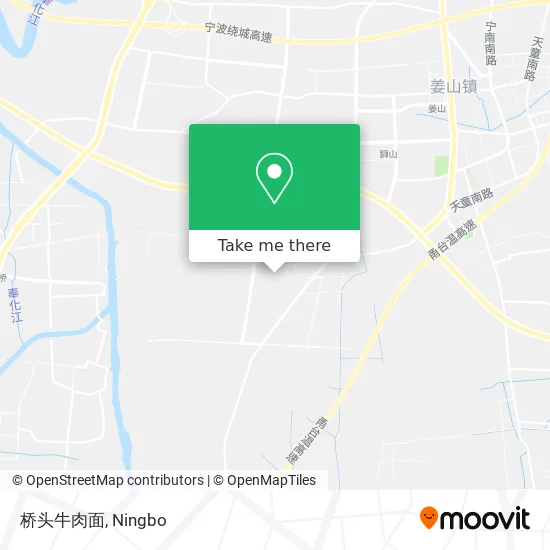 桥头牛肉面 map