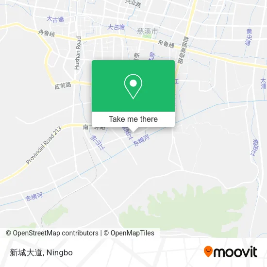 新城大道 map