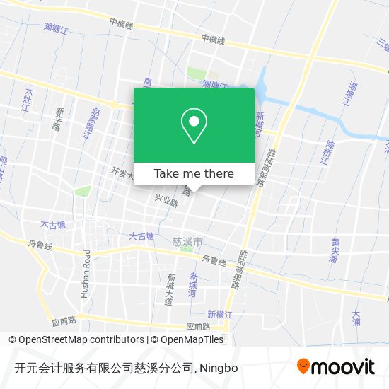 开元会计服务有限公司慈溪分公司 map