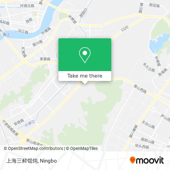 上海三鲜馄饨 map