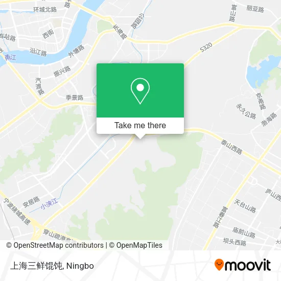 上海三鲜馄饨 map