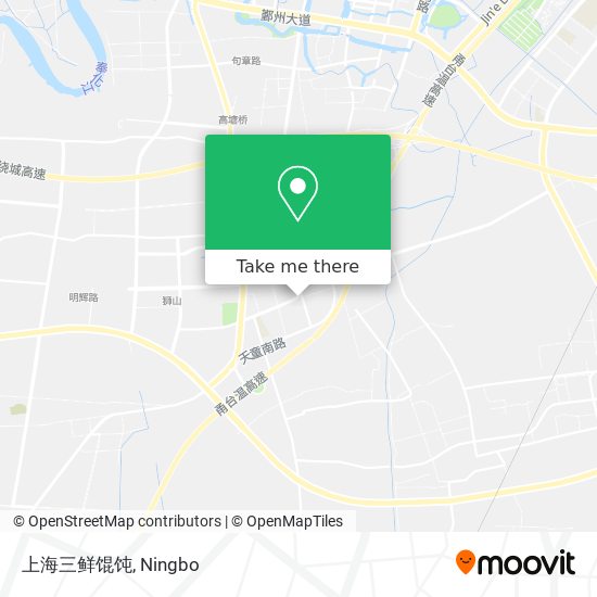 上海三鲜馄饨 map