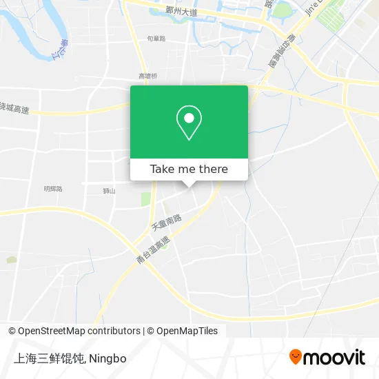 上海三鲜馄饨 map