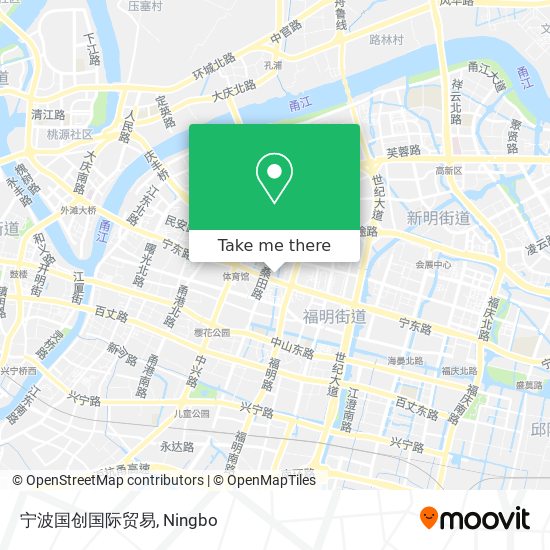 宁波国创国际贸易 map