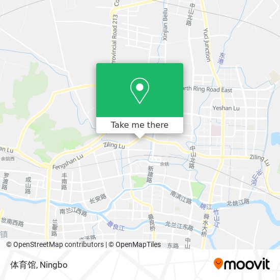 体育馆 map