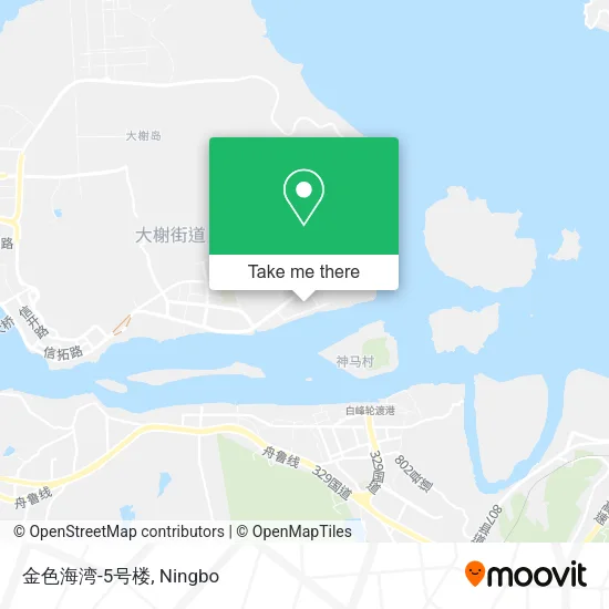 金色海湾-5号楼 map