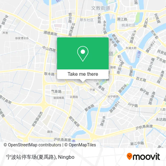 宁波站停车场(夏禹路) map