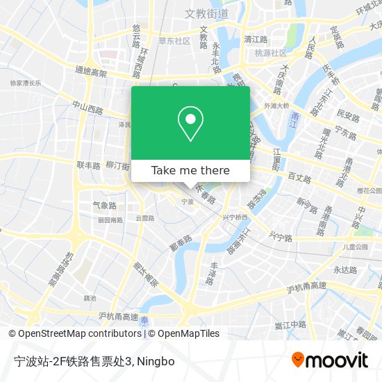 宁波站-2F铁路售票处3 map